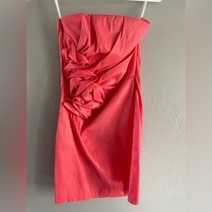 Coral Prom dress 80s style.